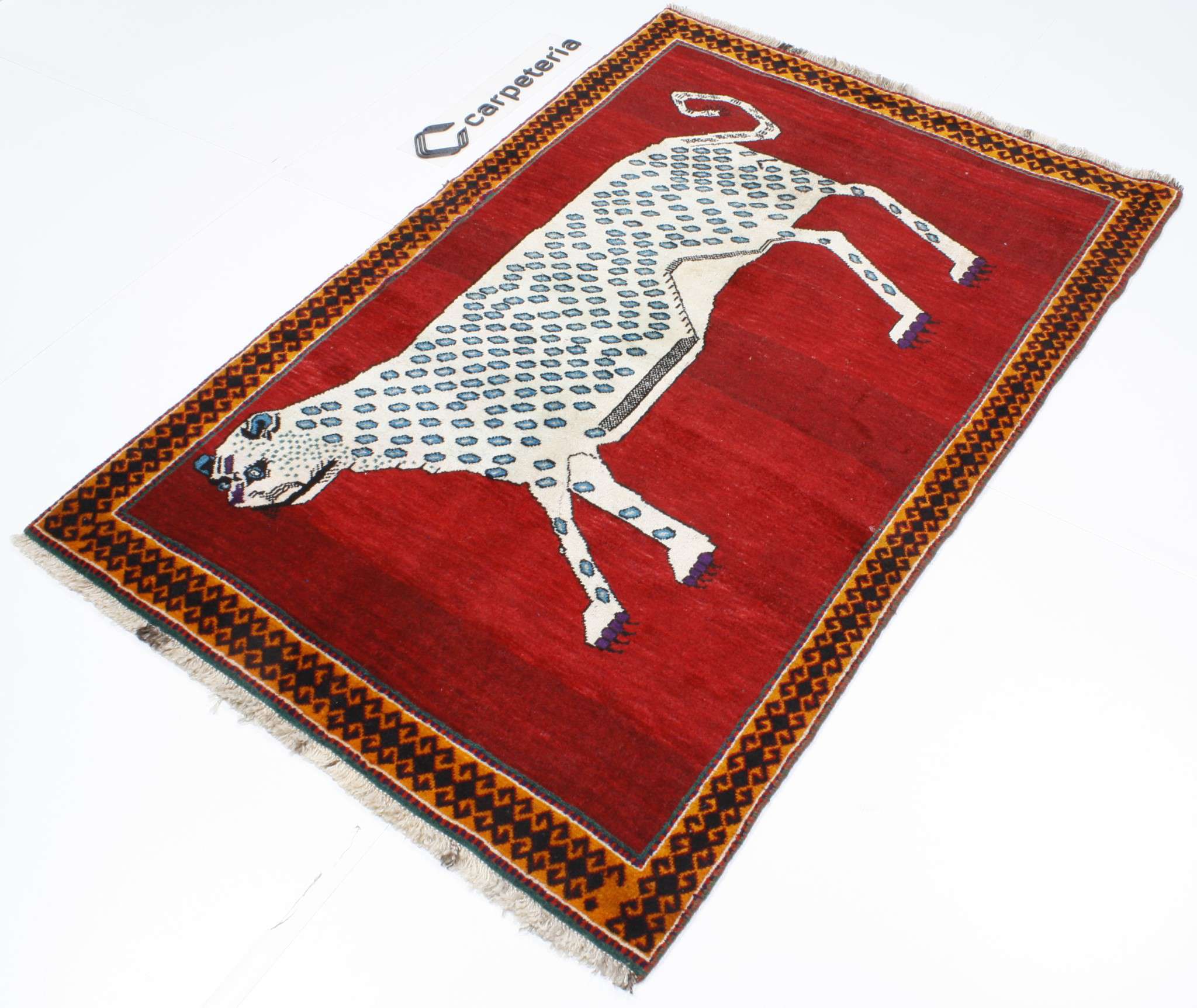 Persian rug Shiraz Figural