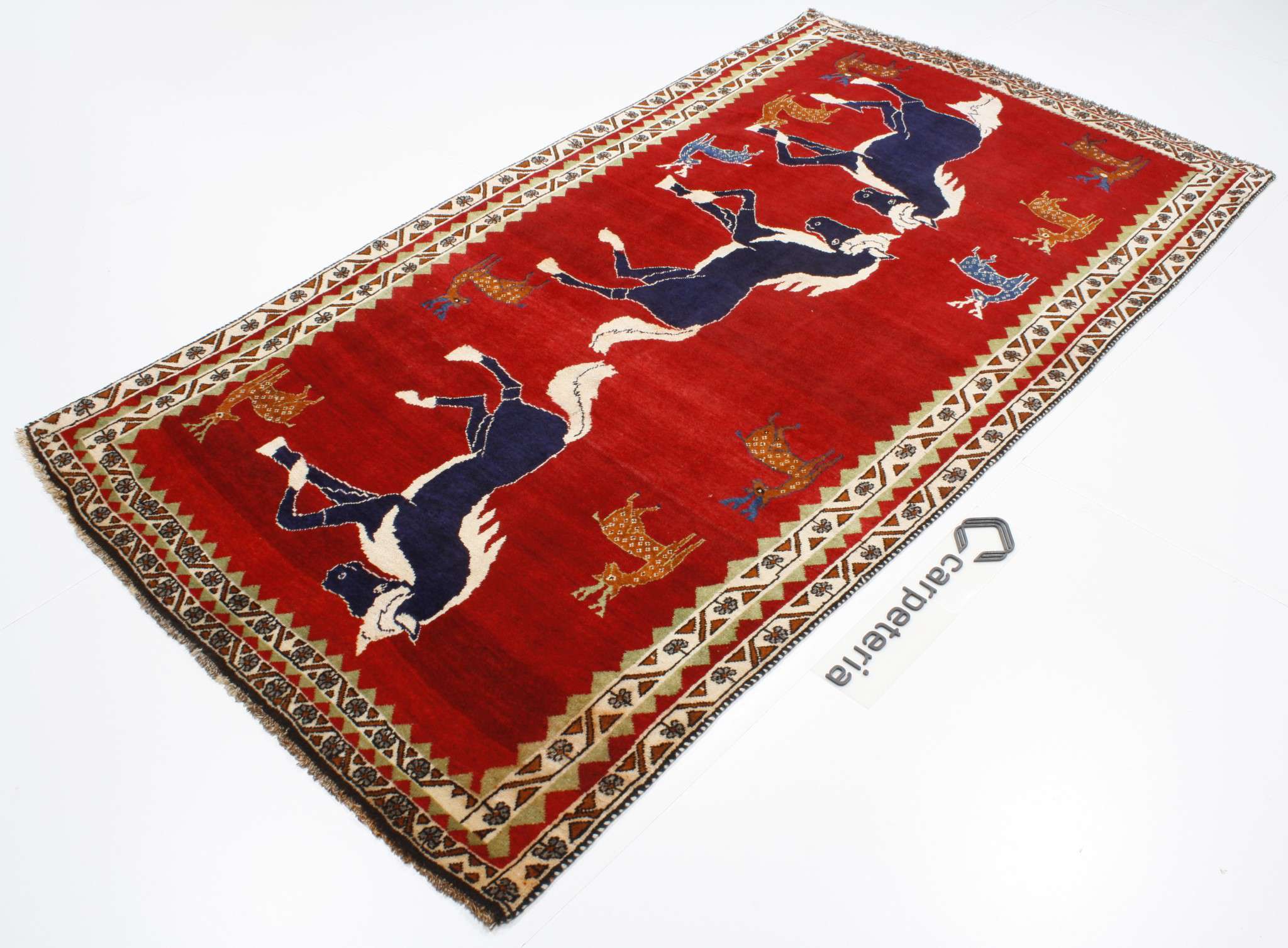 Persian rug Shiraz Figural