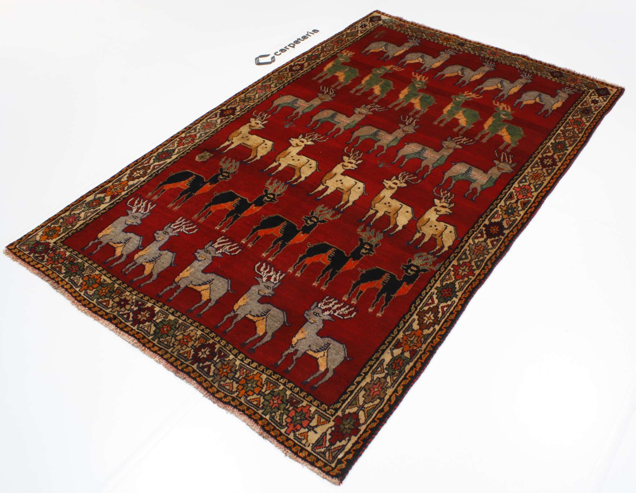 Persian rug Shiraz Figural