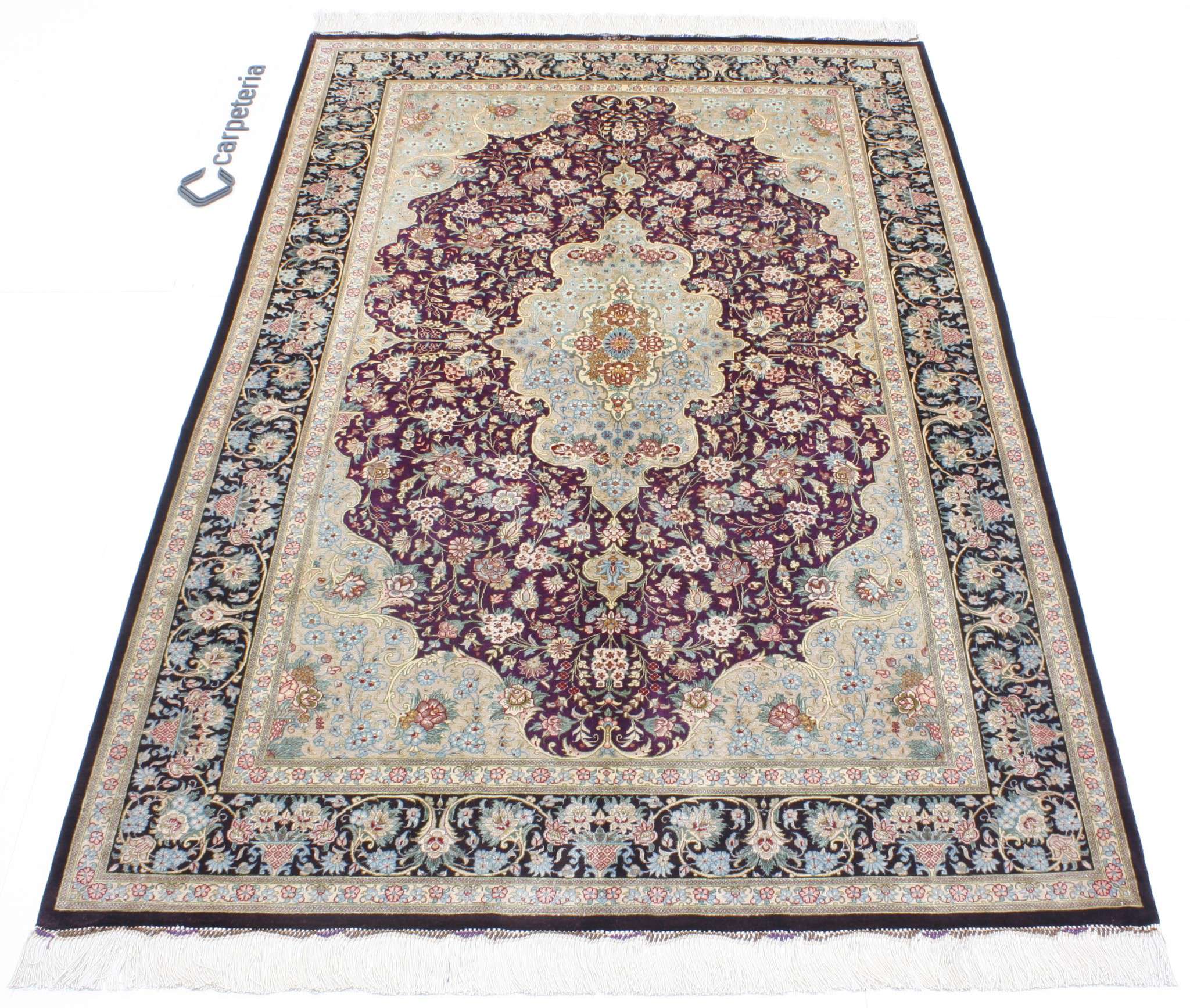 Persian rug Ghom Silk Royal