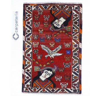 Persian rug Shiraz Figural