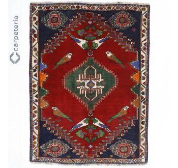 Persian rug Shiraz Figural