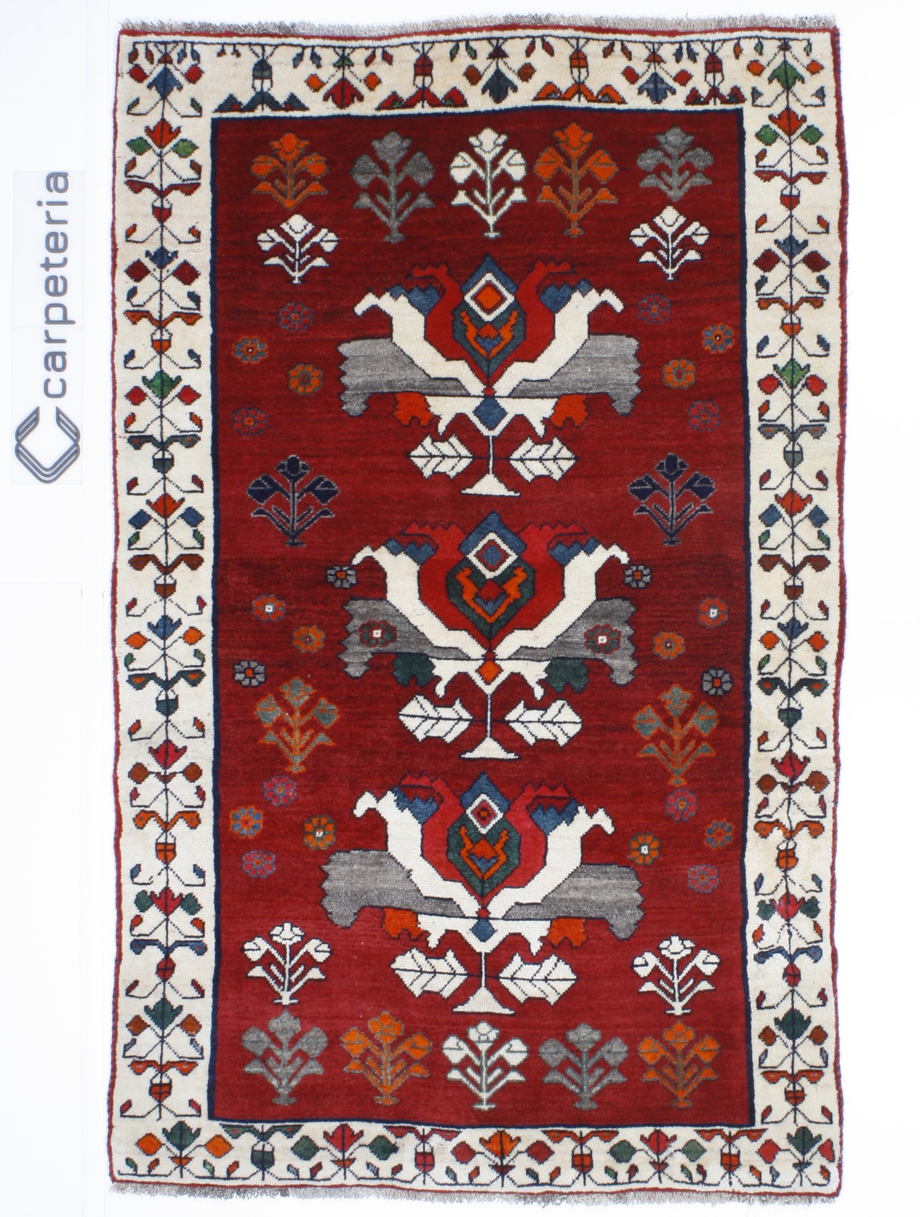 Persian rug Shiraz Figural