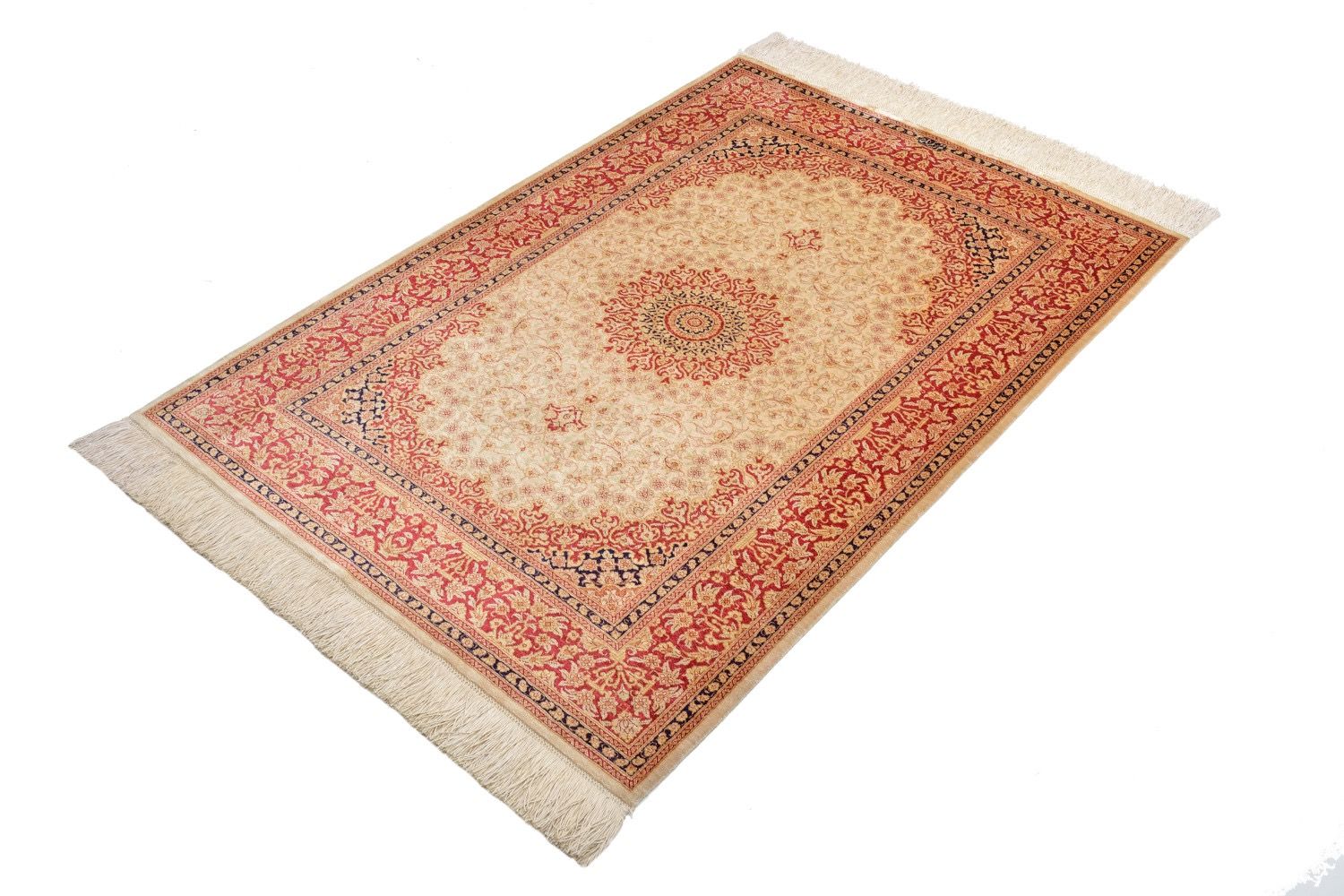 Oriental rug Ghom Silk Royal