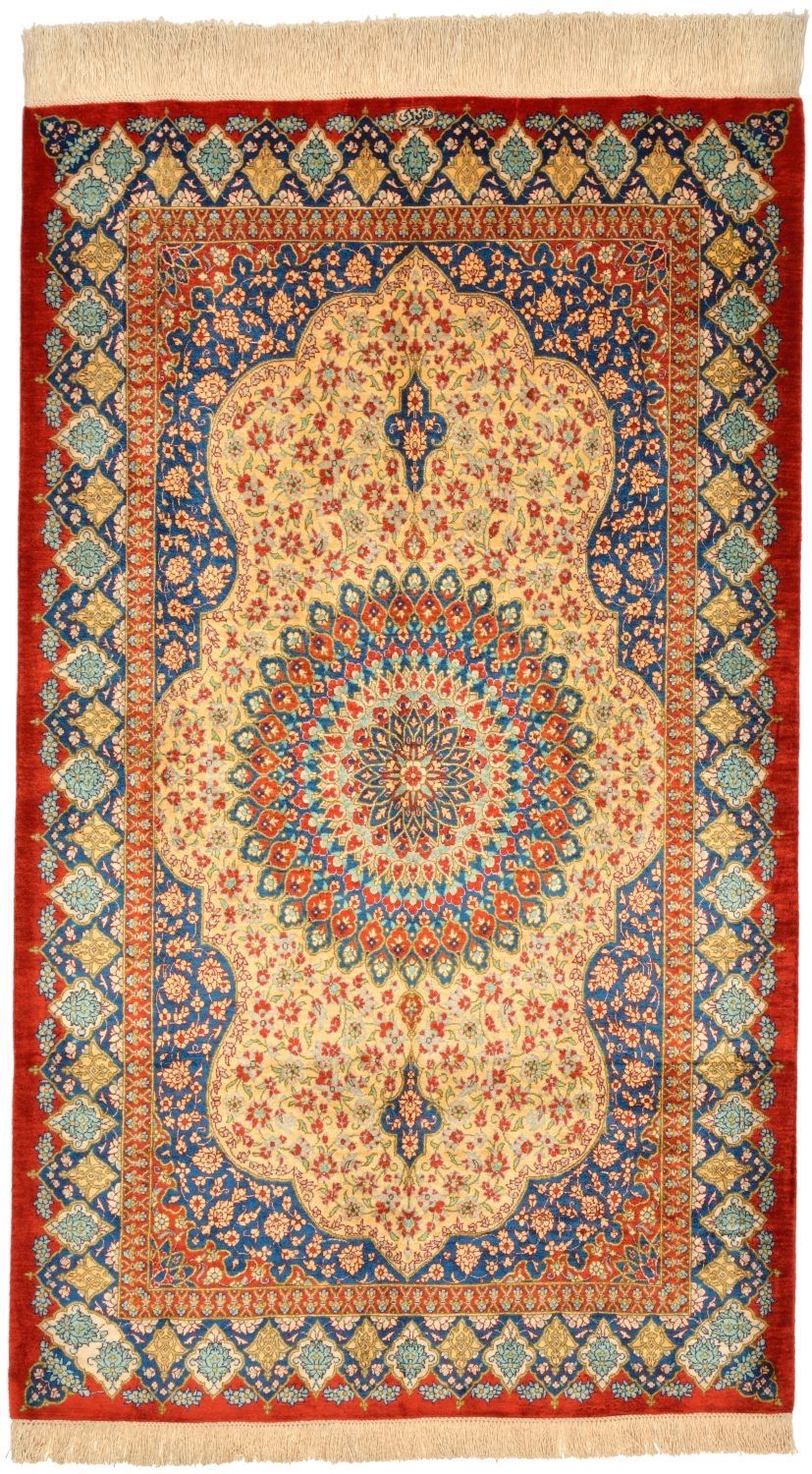 Oriental rug Ghom Silk Royal