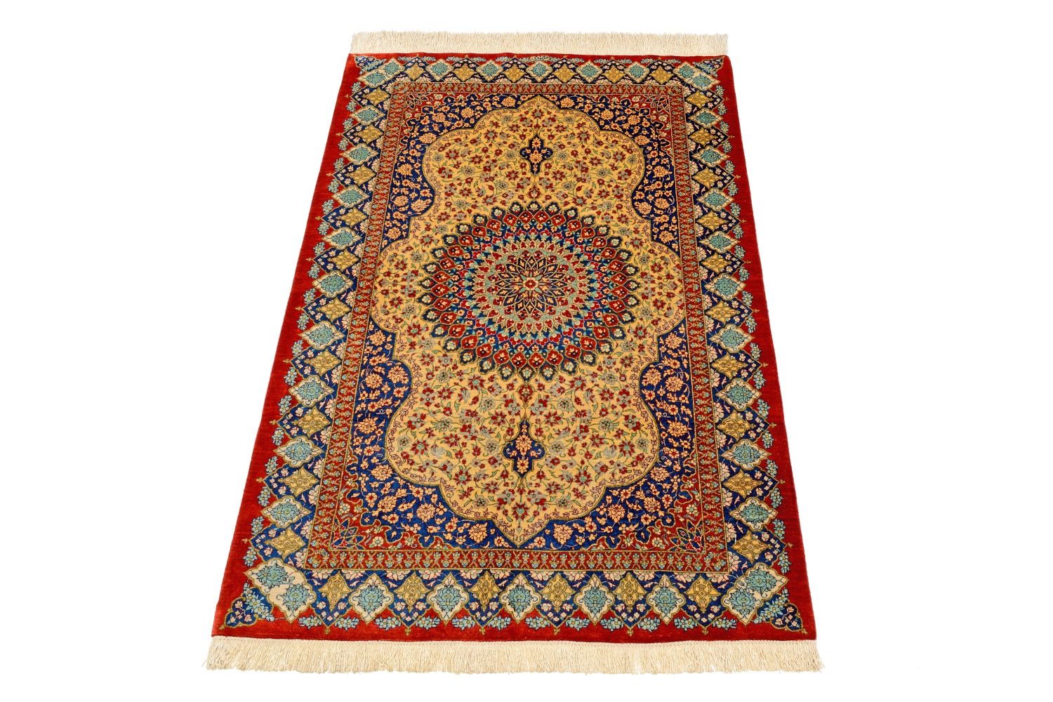 Oriental rug Ghom Silk Royal