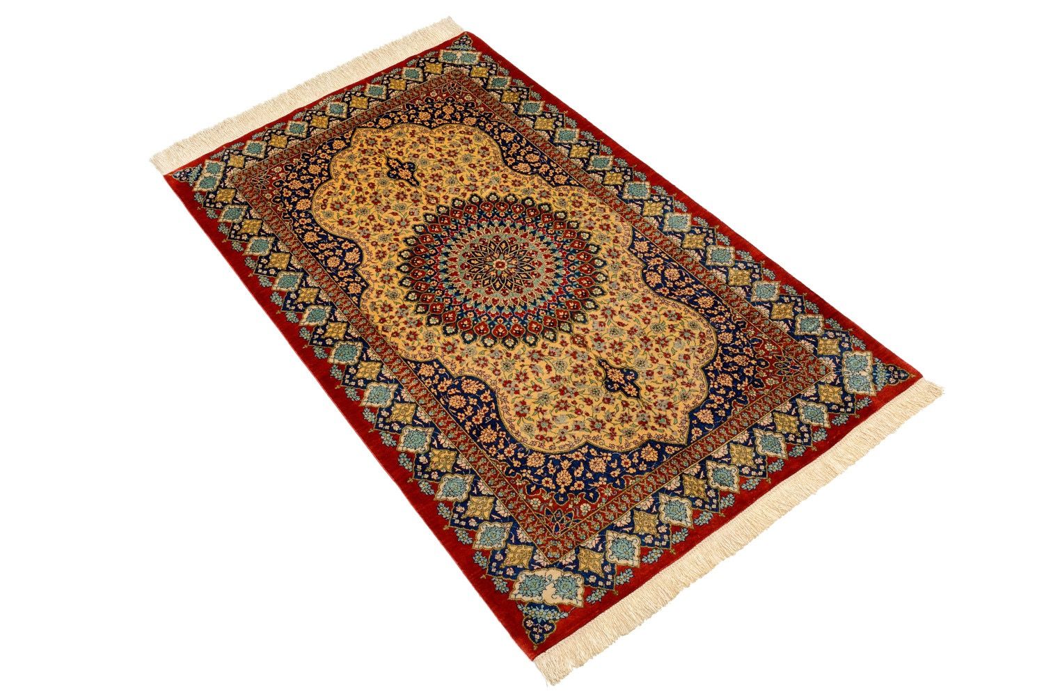 Oriental rug Ghom Silk Royal