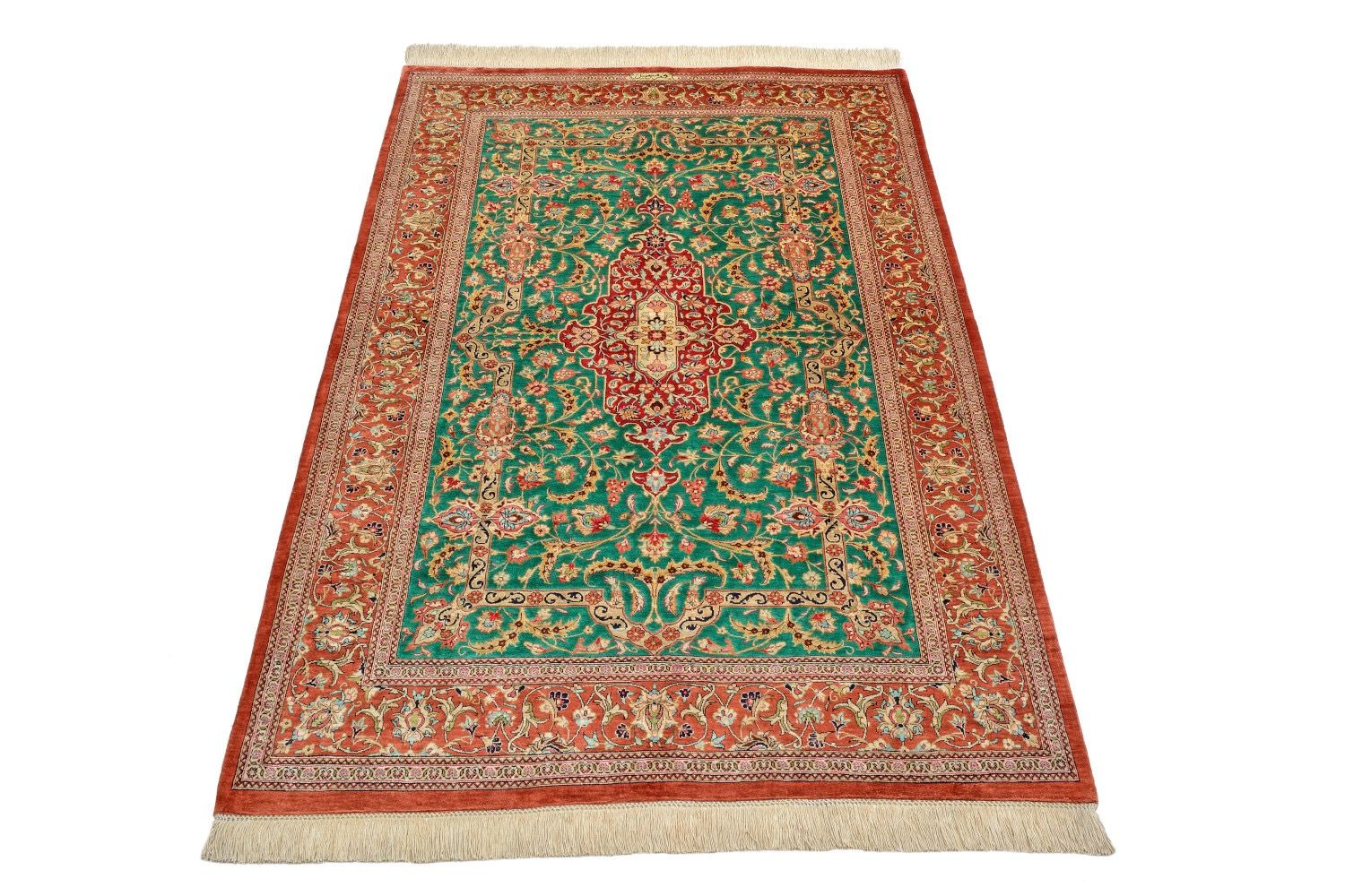 Oriental rug Ghom Silk Royal