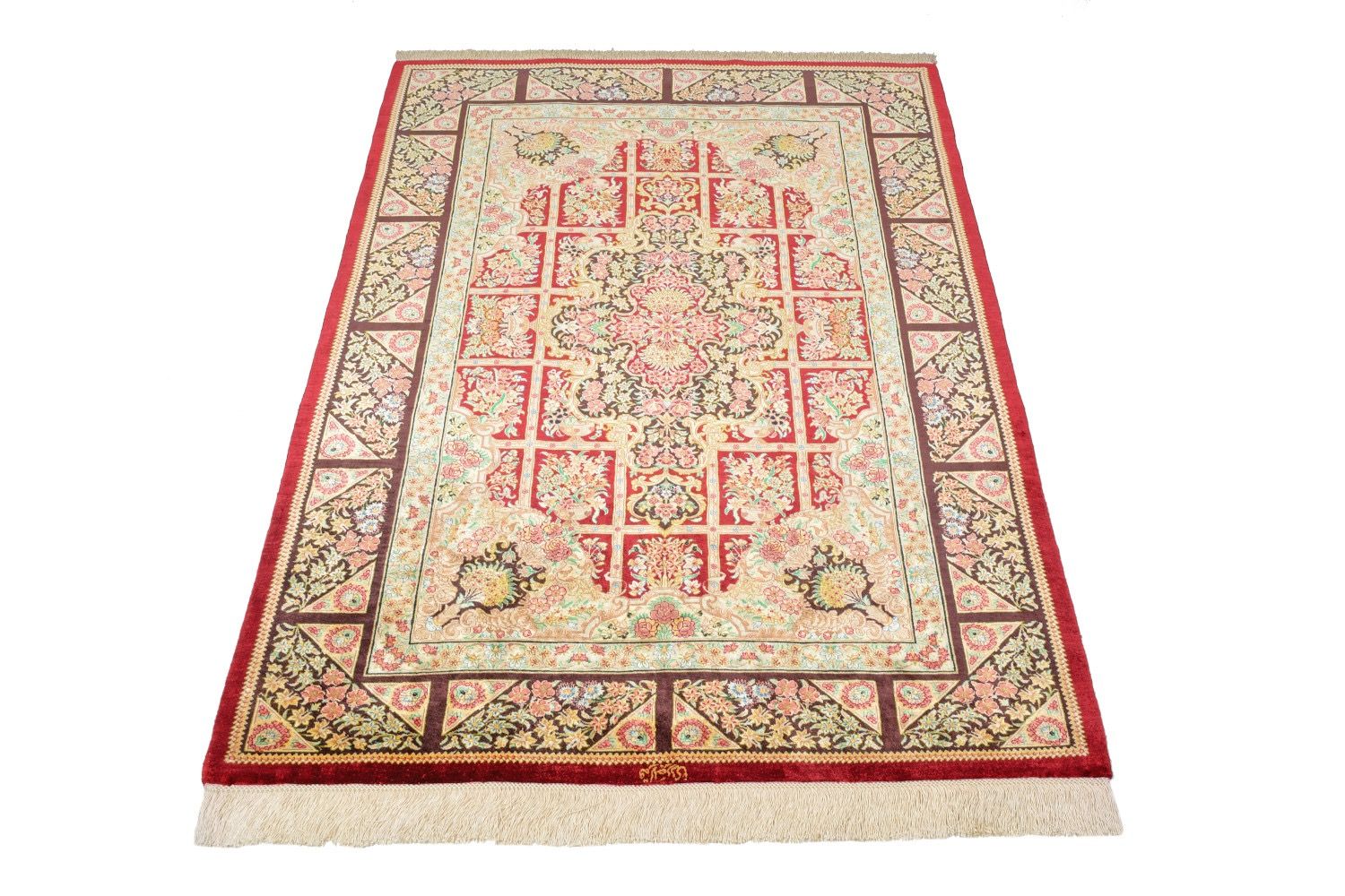 Oriental rug Ghom Silk Royal