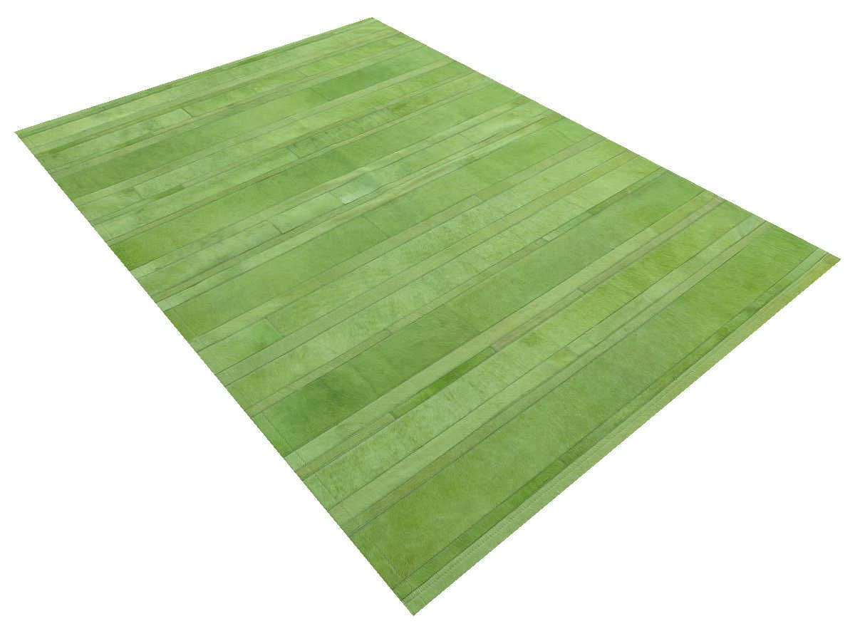 Modern rug Cascade Leather Premium Green