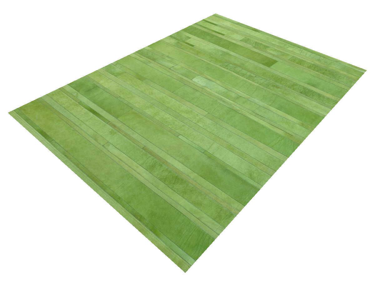 Modern rug Cascade Leather Premium Green