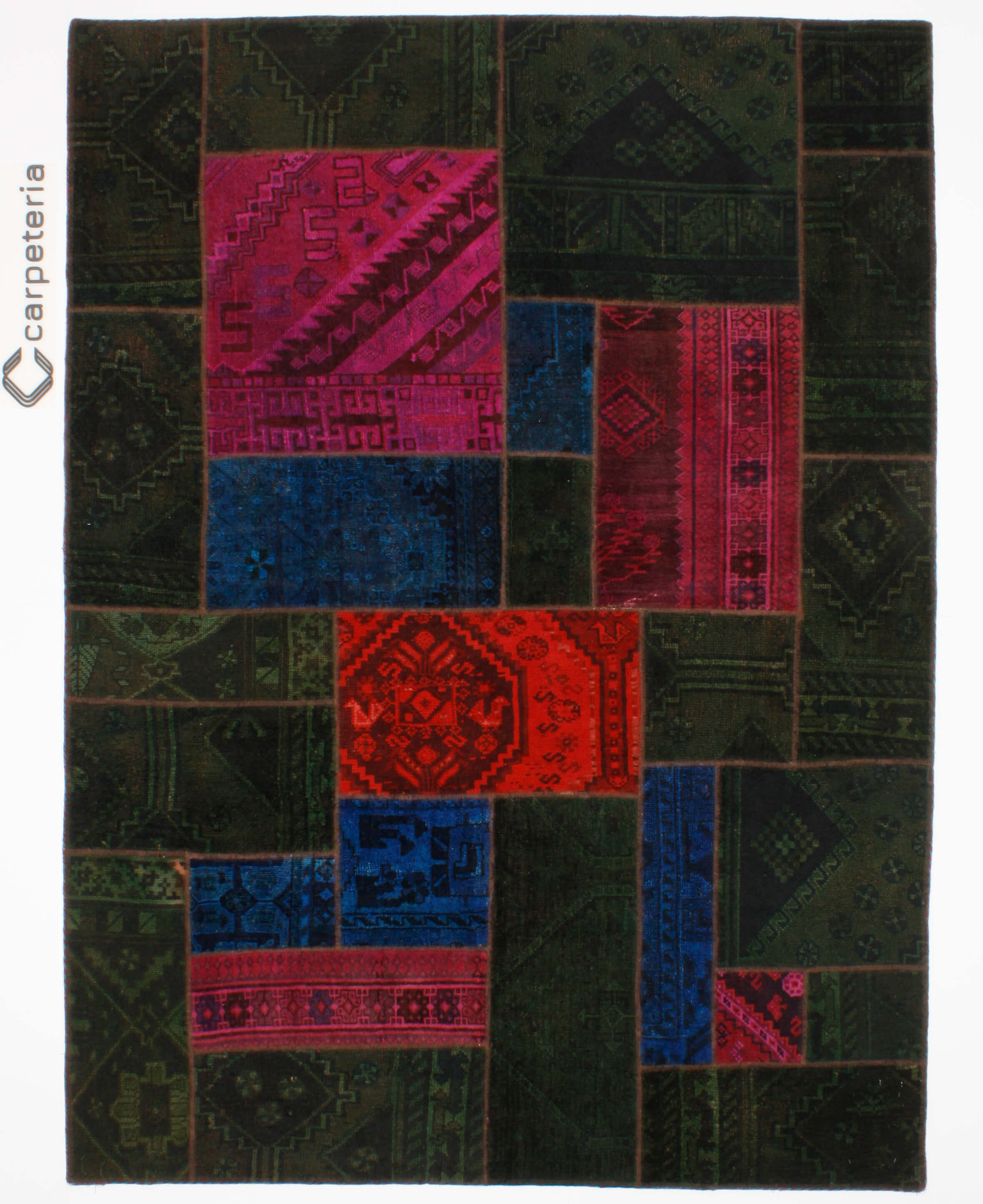 Patchwork Modern perzsa szőnyeg
