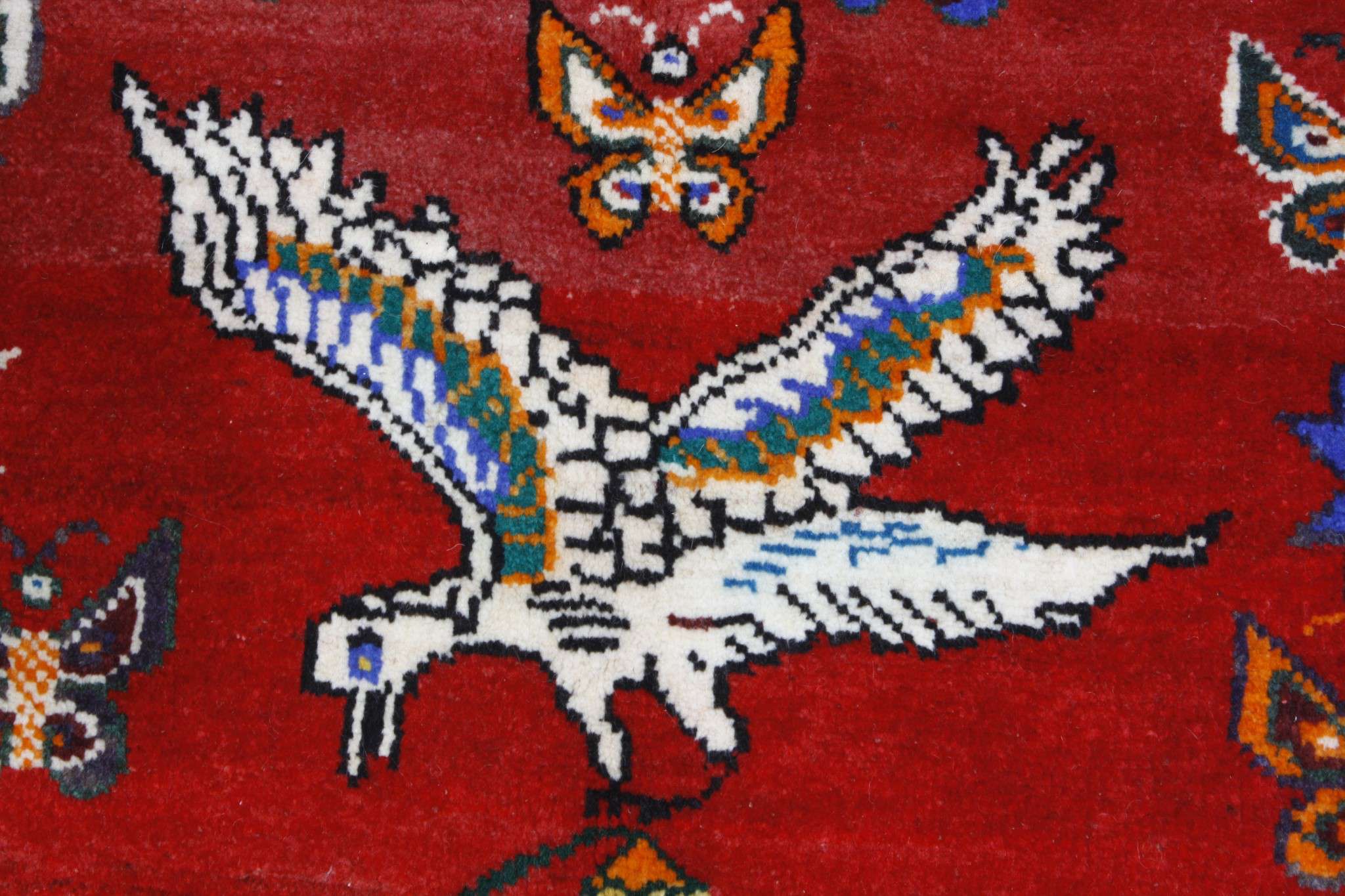 Shiraz Figural perzsa szőnyeg