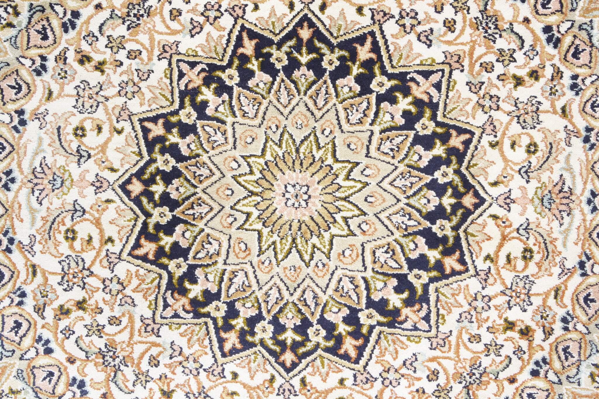 Kashmir selyem/selyem Royal keleti szőnyeg