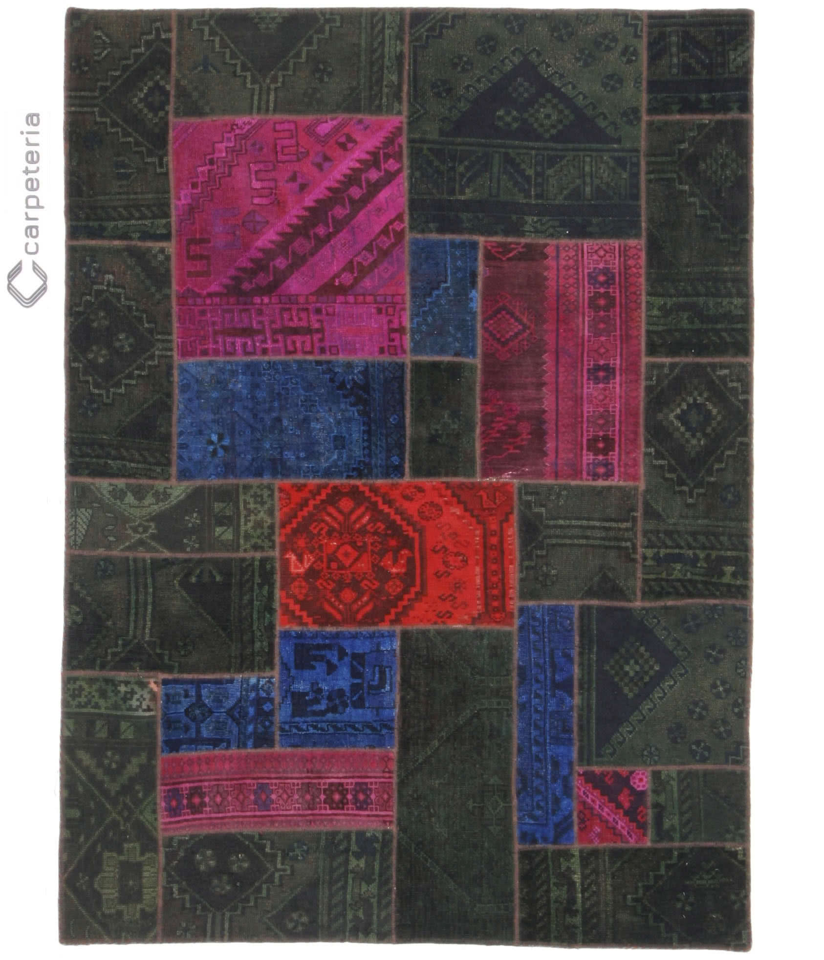Patchwork Modern perzsa szőnyeg
