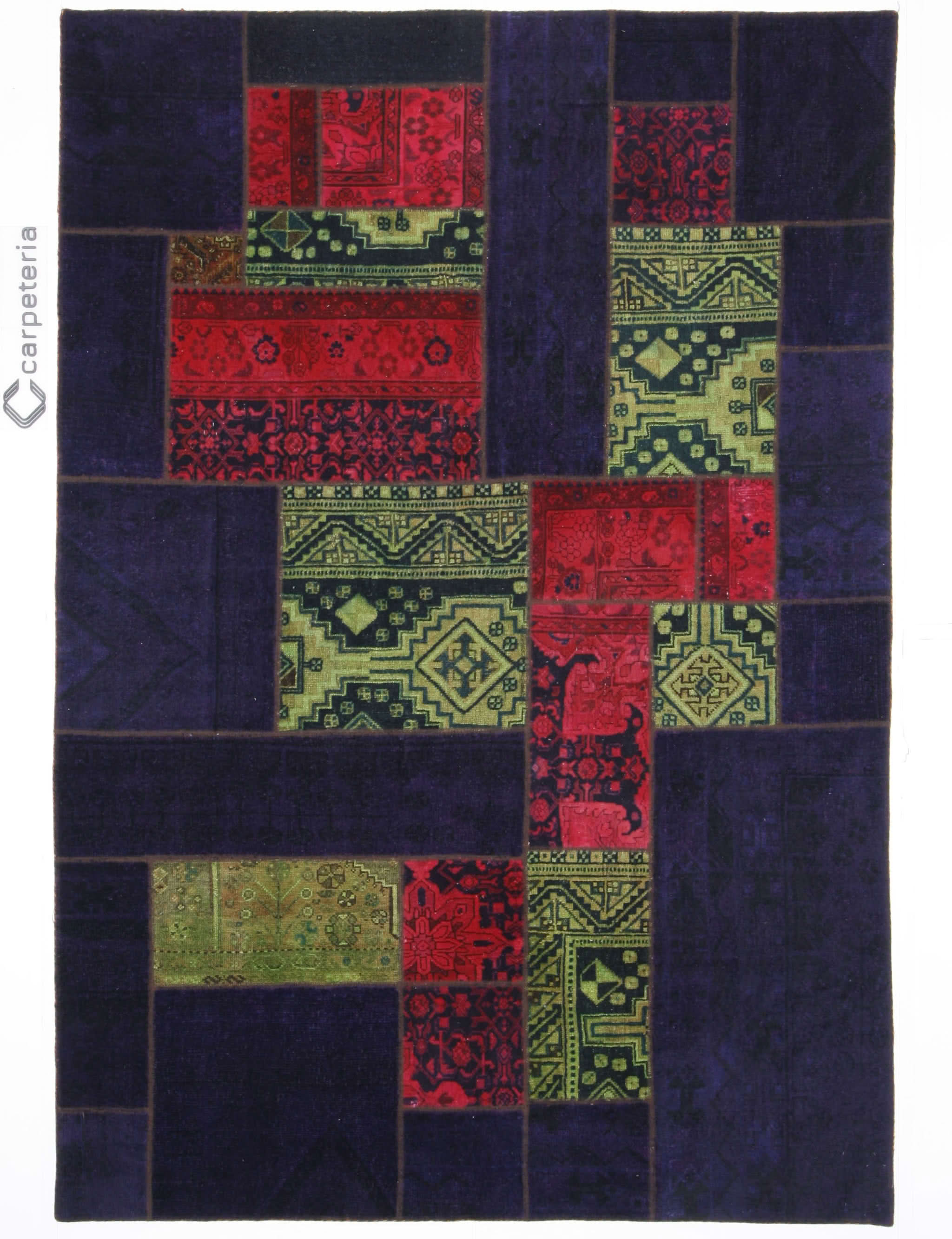 Patchwork Modern perzsa szőnyeg
