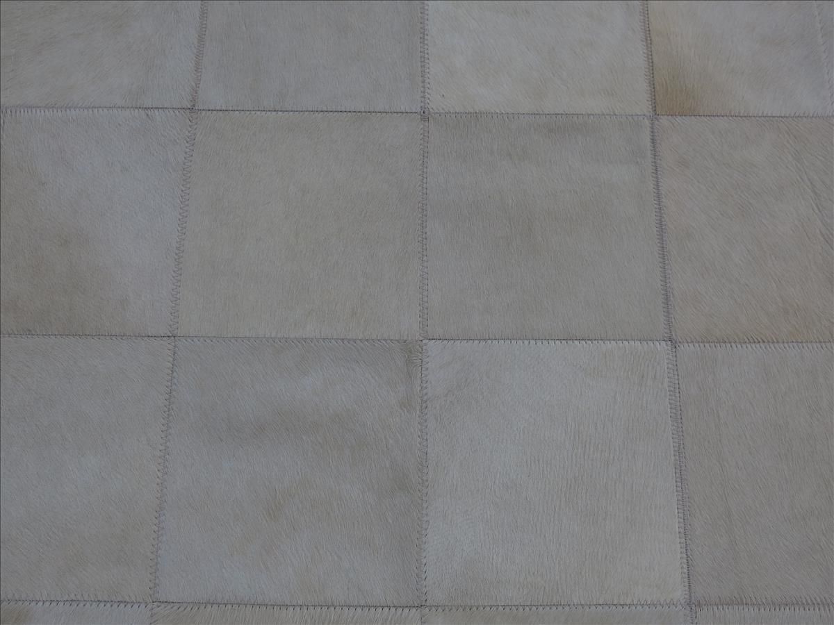 Cascade Premium bézs modern bőrszőnyeg