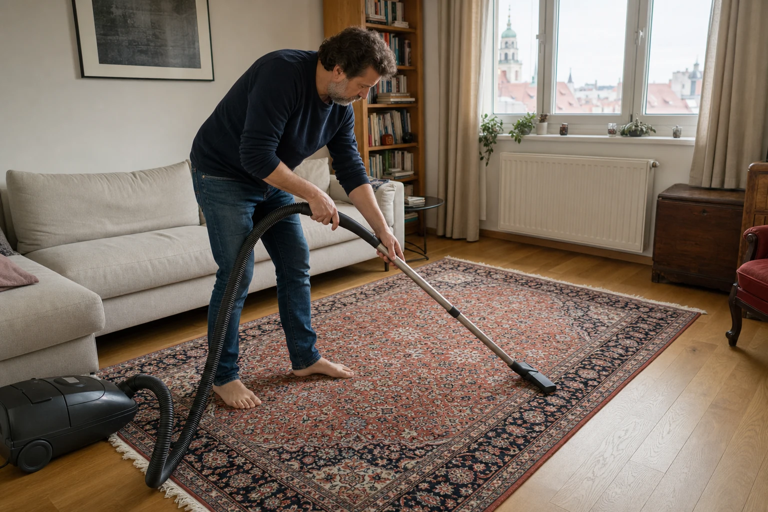 Maintenance and cleaning of hand-knotted carpets